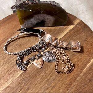 Torrid Silver and Gold Tone Bracelet Set NWT